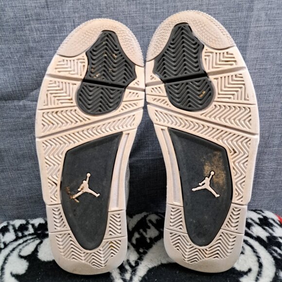 Size 6.5Y Nike Air Jordan 4 Retro Mid Military Black - Picture 6 of 16